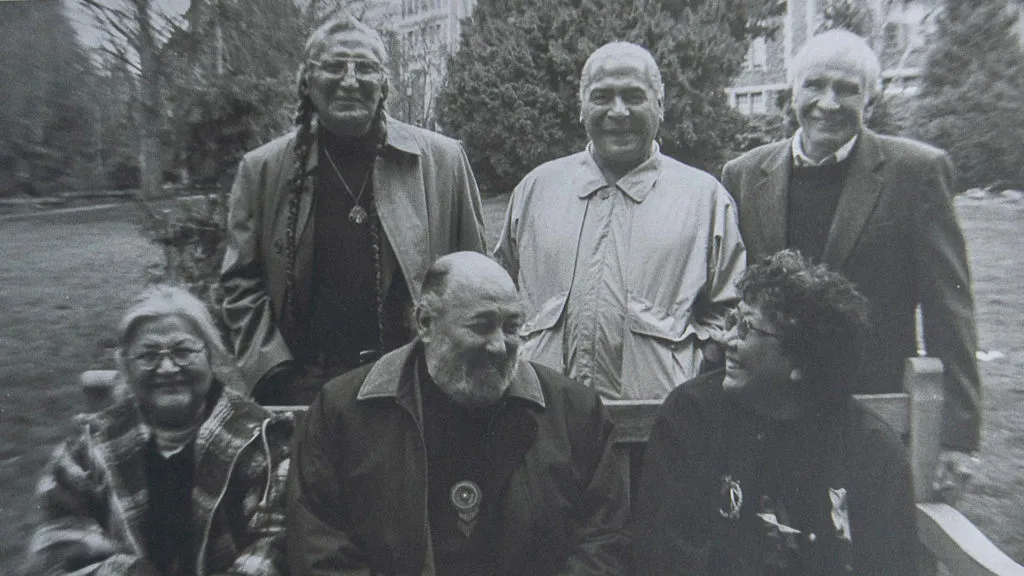 Dr. Rudolph Rÿser with friends